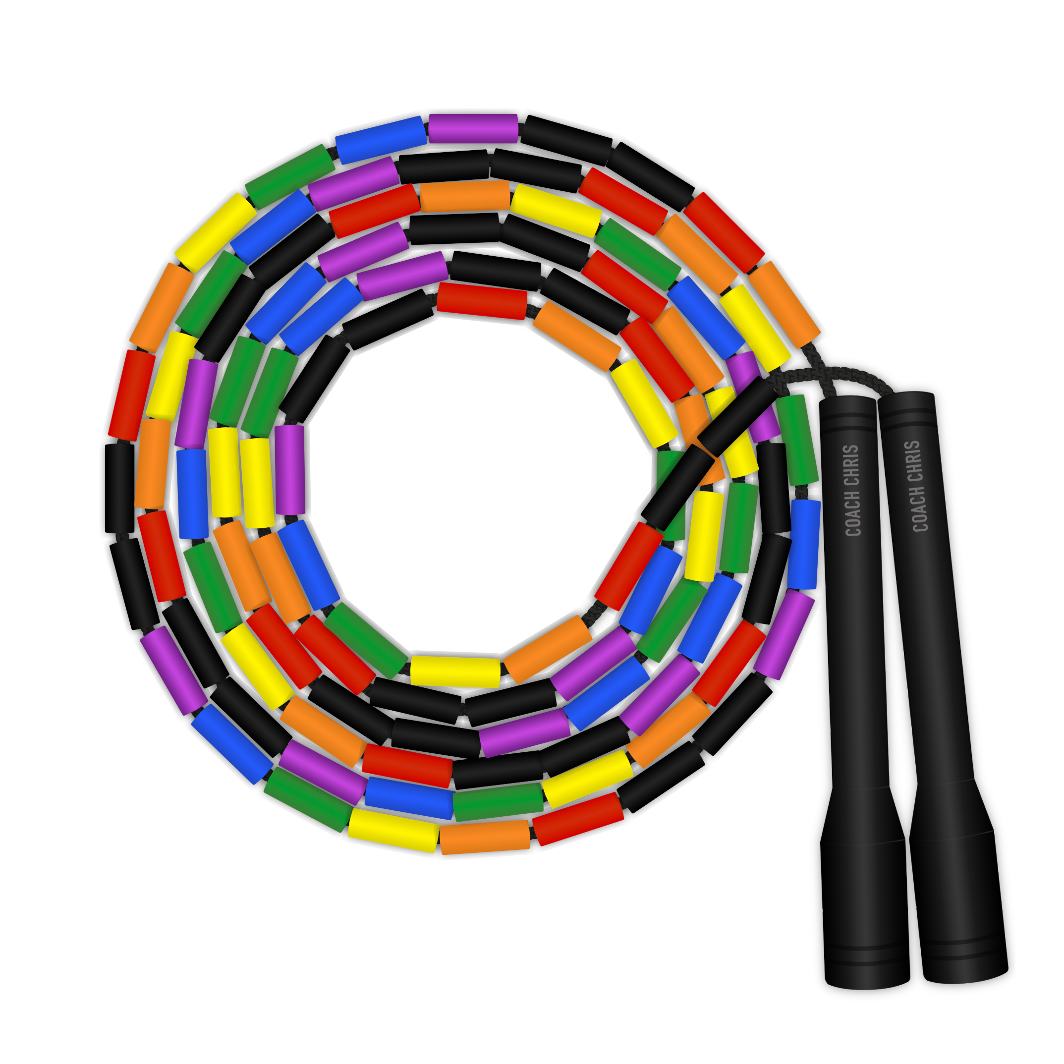 Spectrum Beaded Rope - Coach Chris | The Jump Rope Company